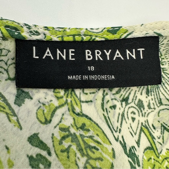 Lane Bryant Modern Swing Double-Layer Floral Chiffon Sleeveless Top - Picture 12 of 15